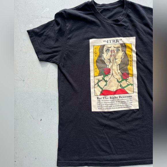 For the Right Reasons T-Shirt Black Unisex NO SIZE Tarot Art Esoteric Cartoon - Picture 4 of 13